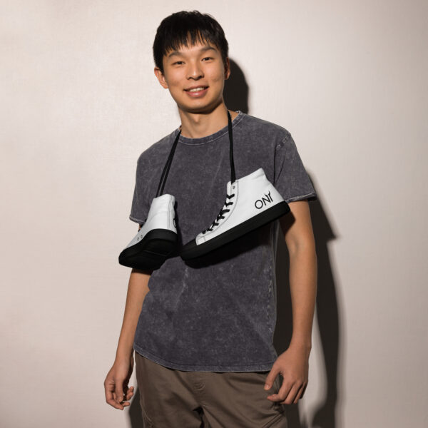 Zapatillas Urbanas de Lona de Caña Alta – Estilo Clásico, Comodidad y Soporte en Moda Streetwear: imagen 17