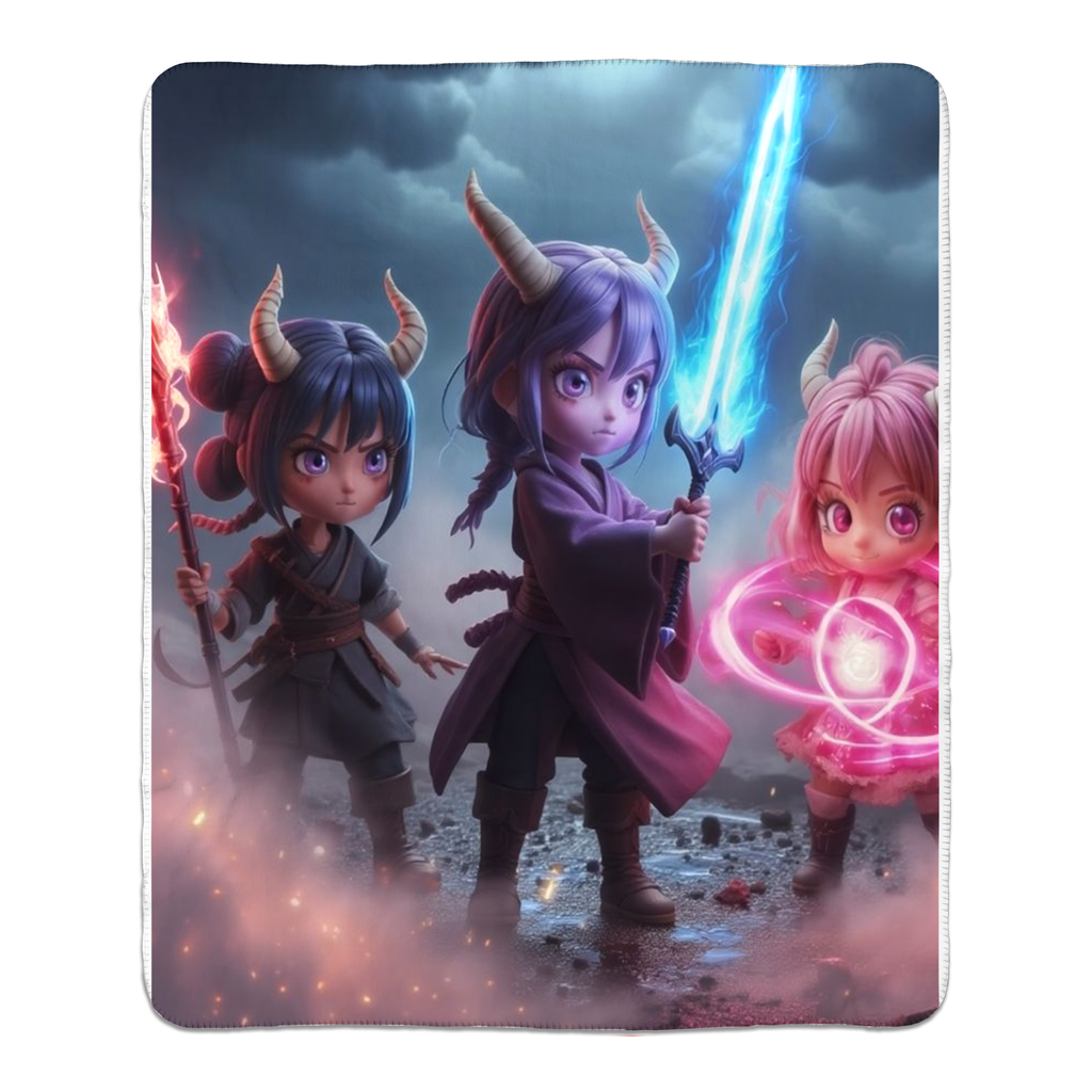 Manta De Vellón Sherpa Oni-Pop Guerreras: imagen 11