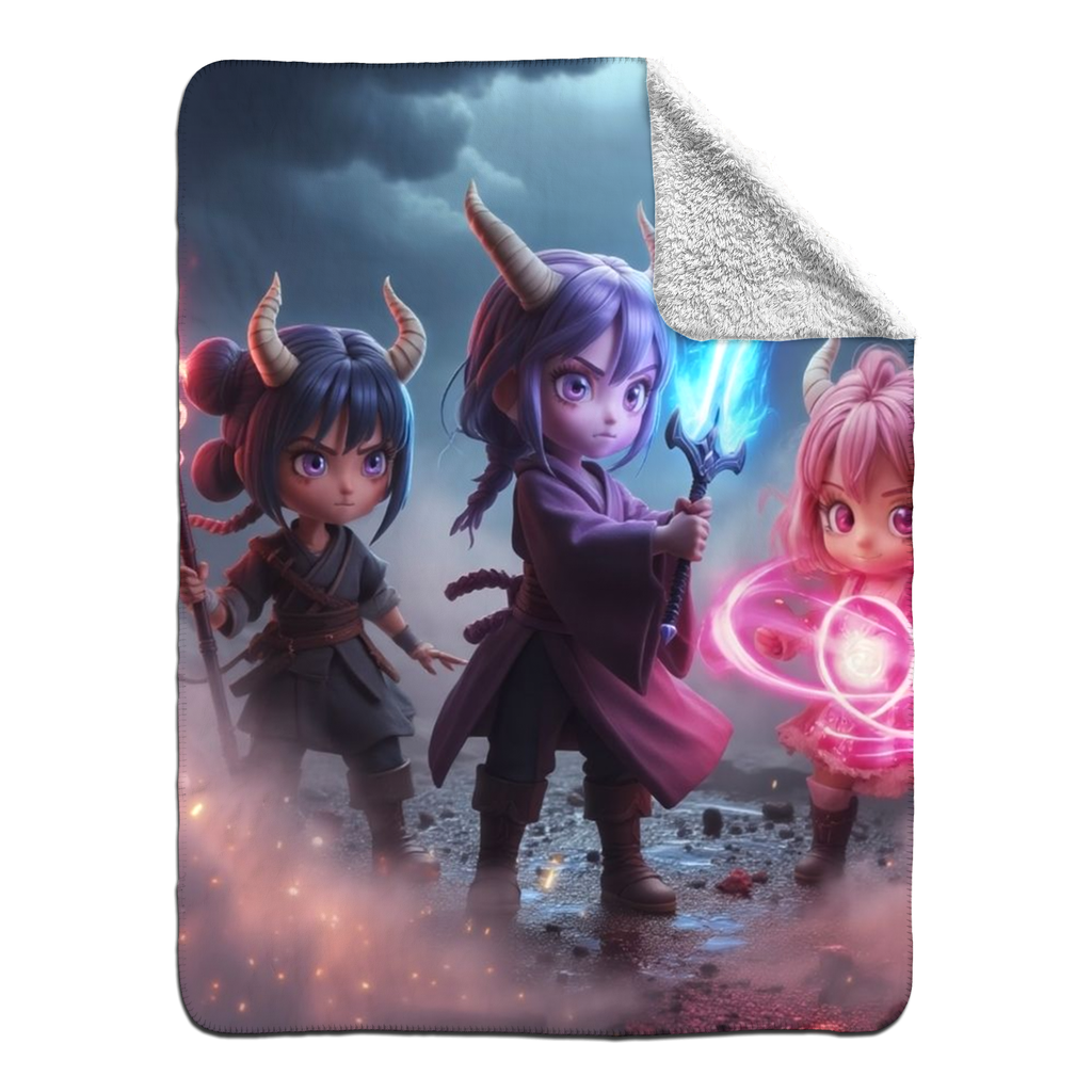 Manta De Vellón Sherpa Oni-Pop Guerreras: imagen 18