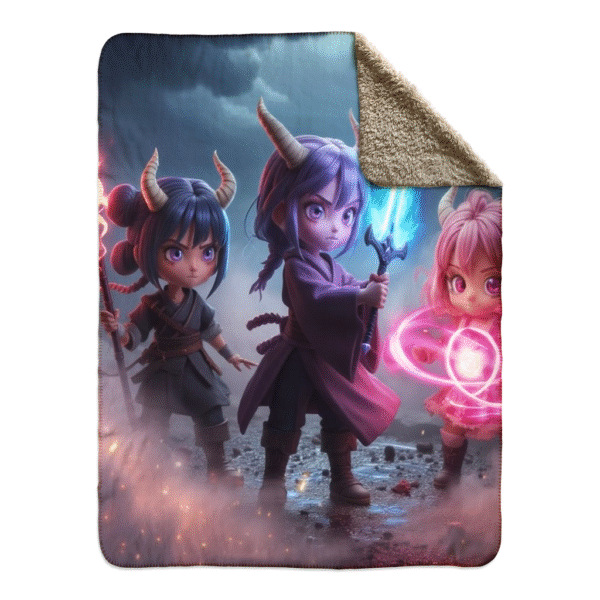 Manta De Vellón Sherpa Oni-Pop Guerreras: imagen 15