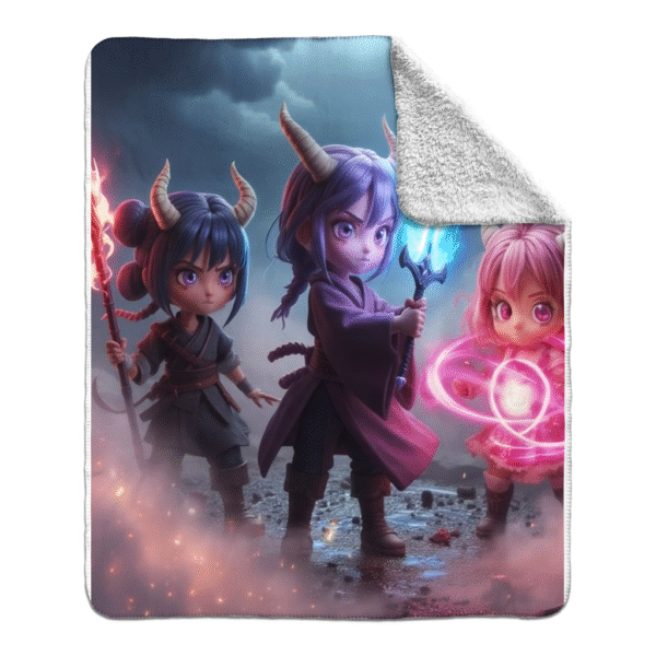 Manta De Vellón Sherpa Oni-Pop Guerreras: imagen 12