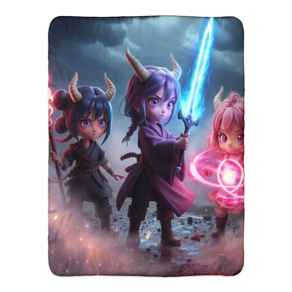 Manta De Vellón Sherpa Oni-Pop Guerreras: imagen 14