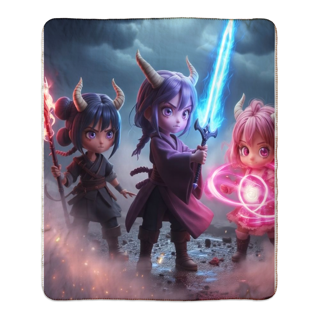 Manta De Vellón Sherpa Oni-Pop Guerreras: imagen 8