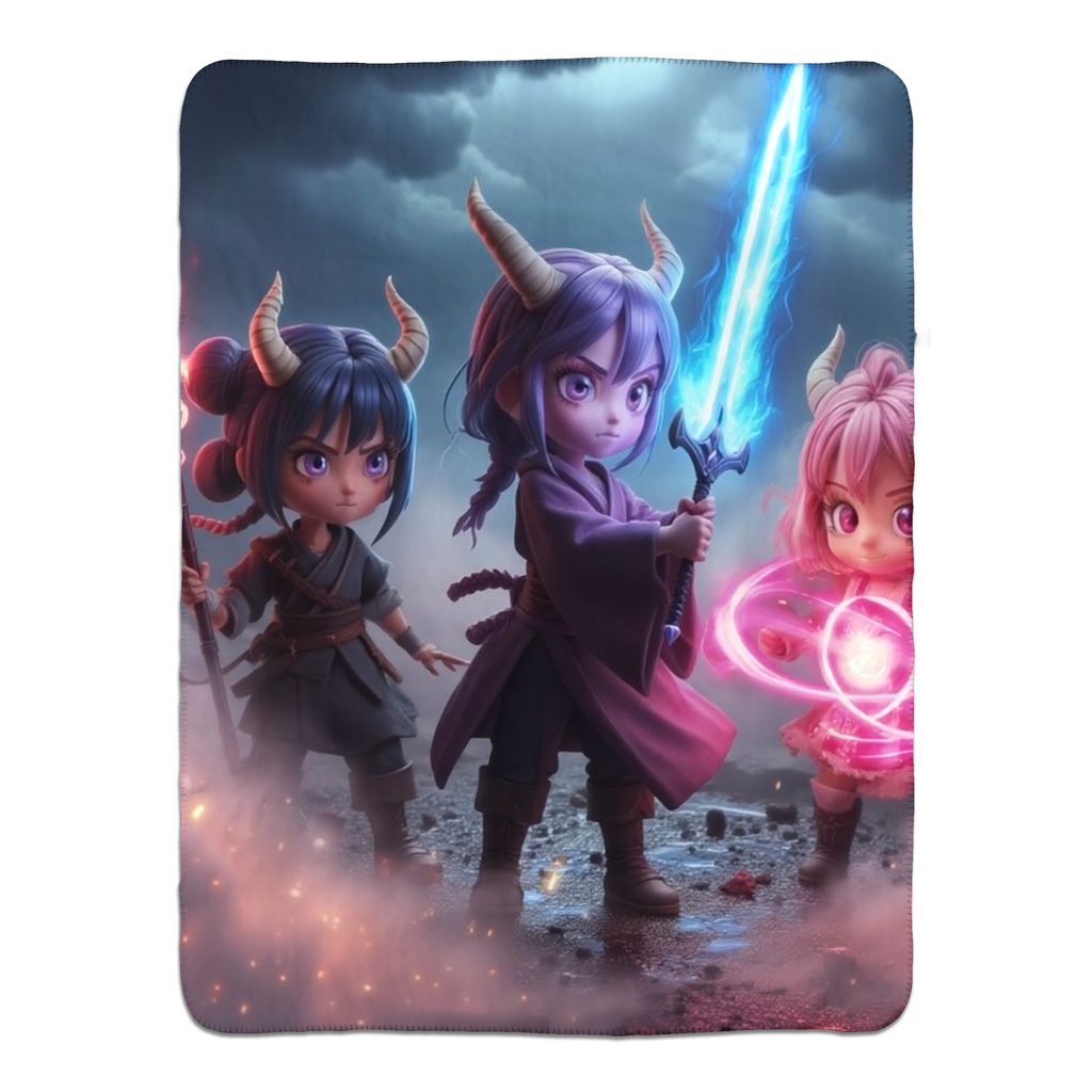 Manta De Vellón Sherpa Oni-Pop Guerreras: imagen 17