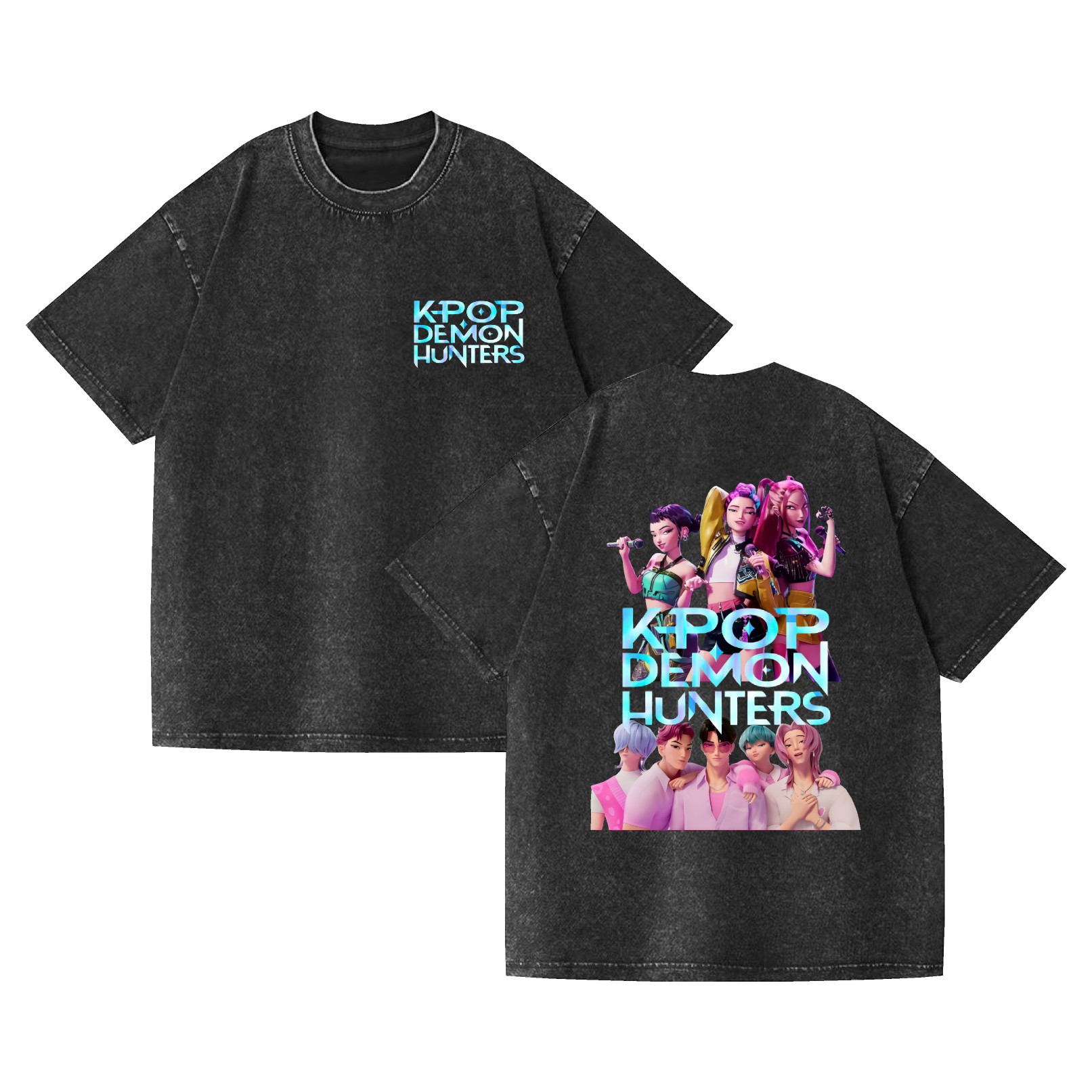 Camiseta de manga corta, estilo anime K-POP, Demon Hunter: imagen 30