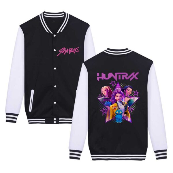 Camiseta de béisbol unisex de moda  inspirada en la película del grupo femenino K-POP Demon Hunter: imagen 4