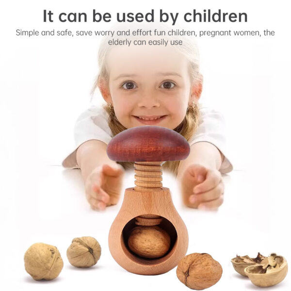 Nuevo cascanueces multifuncional con forma de seta: pinzas ajustables para nueces, pacanas y más – Fácil de usar en la cocina: imagen 2