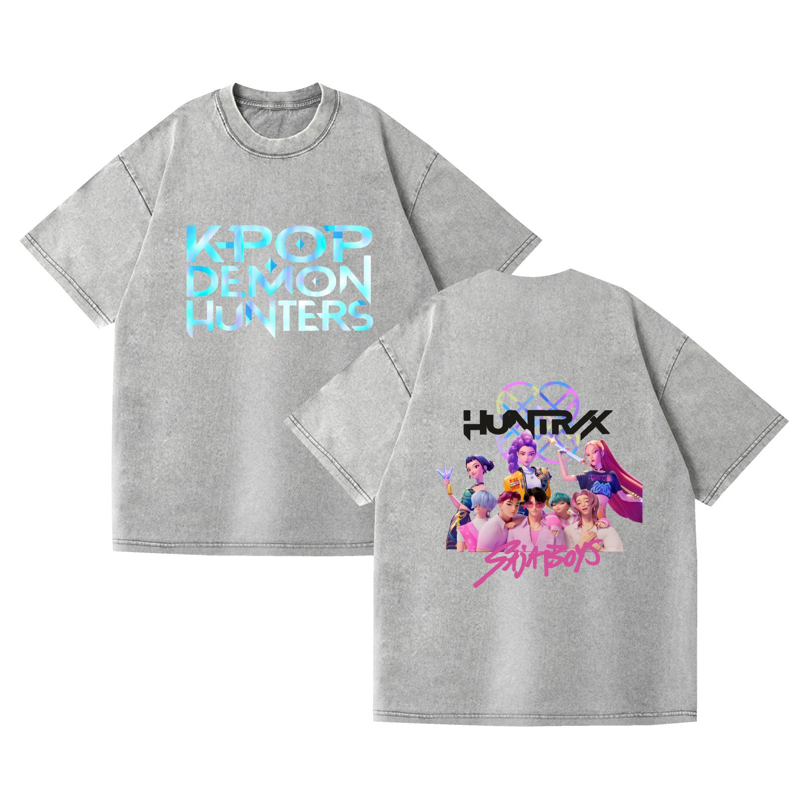 Camiseta de manga corta, estilo anime K-POP, Demon Hunter: imagen 3