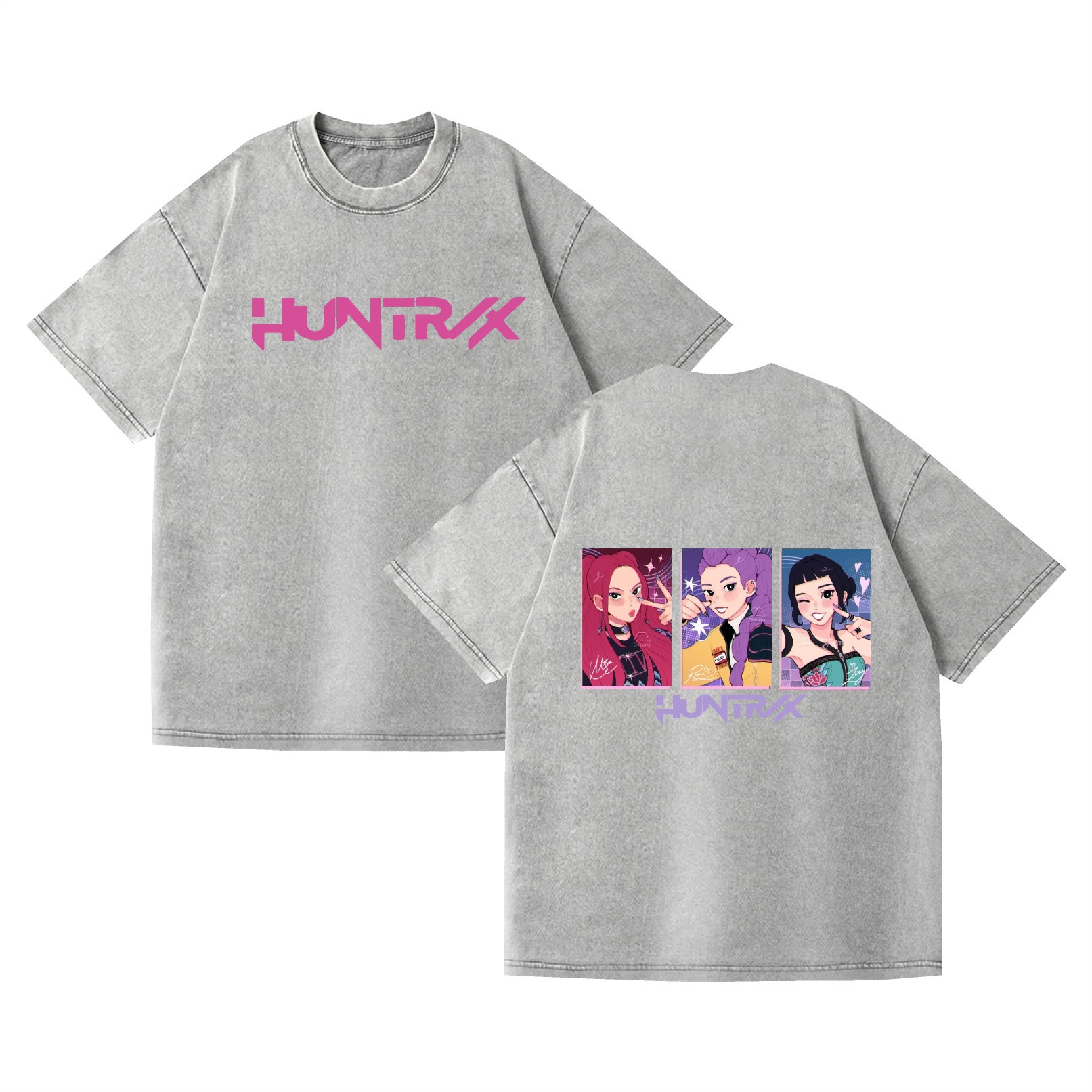 Camiseta de manga corta, estilo anime K-POP, Demon Hunter: imagen 7