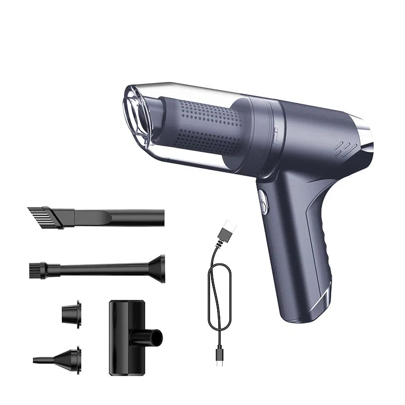 Aspiradora inalámbrica para coche, pequeña, portátil, de doble uso (soplado y succión) con gran potencia de succión .: imagen 15