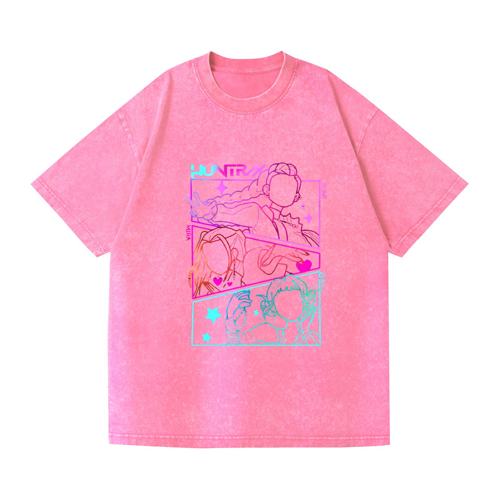 Camiseta de manga corta , estilo anime K-POP, Demon Hunter: imagen 9