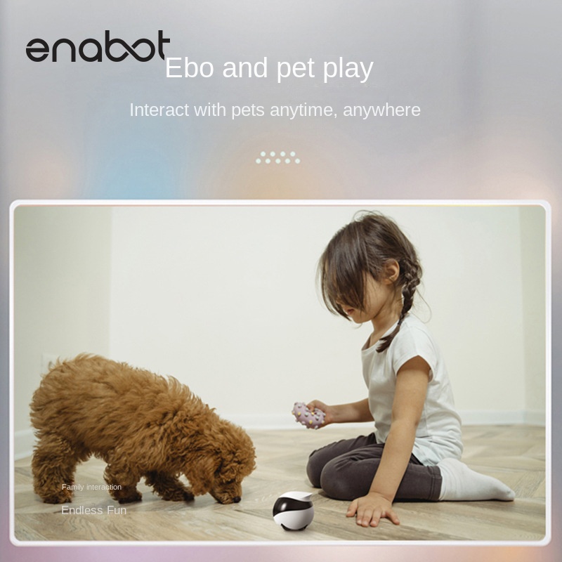 Enabot Cámara móvil para toda la casa Monitor inalámbrico Ebo Robot doméstico inteligente para caminar Mascota electrónica: imagen 4