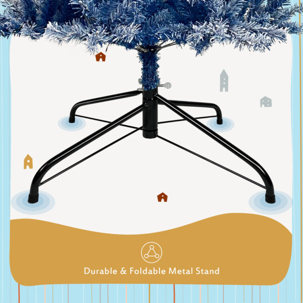 Árbol de Navidad que incluye guirnaldas de flores, con luces LED.: imagen 8