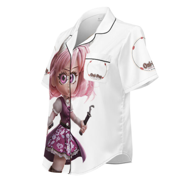 Camiseta de pijama de manga corta all over para mujer  ONI-POP  sakoni: imagen 2