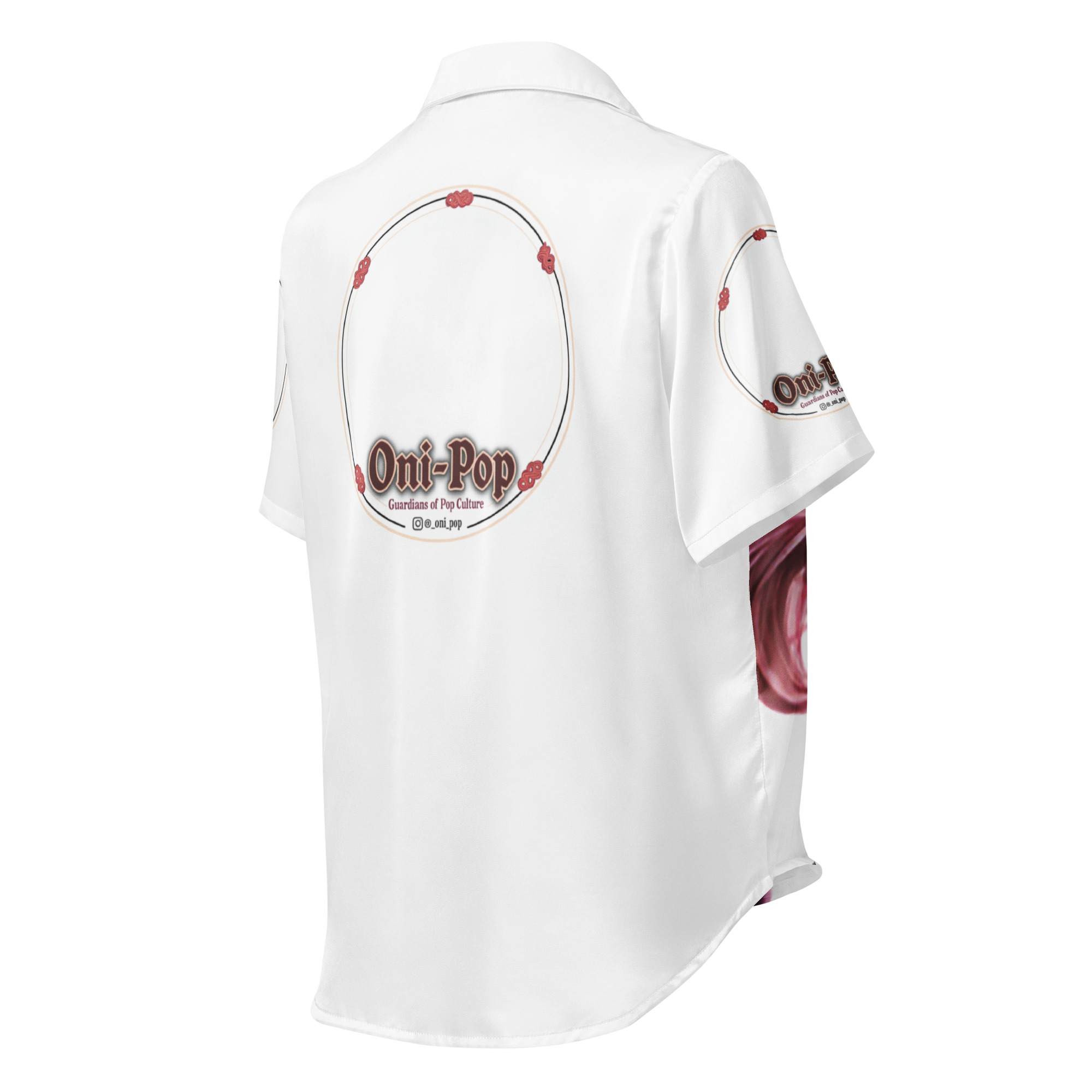 Camiseta de pijama de manga corta all over para mujer  ONI-POP  sakoni: imagen 5