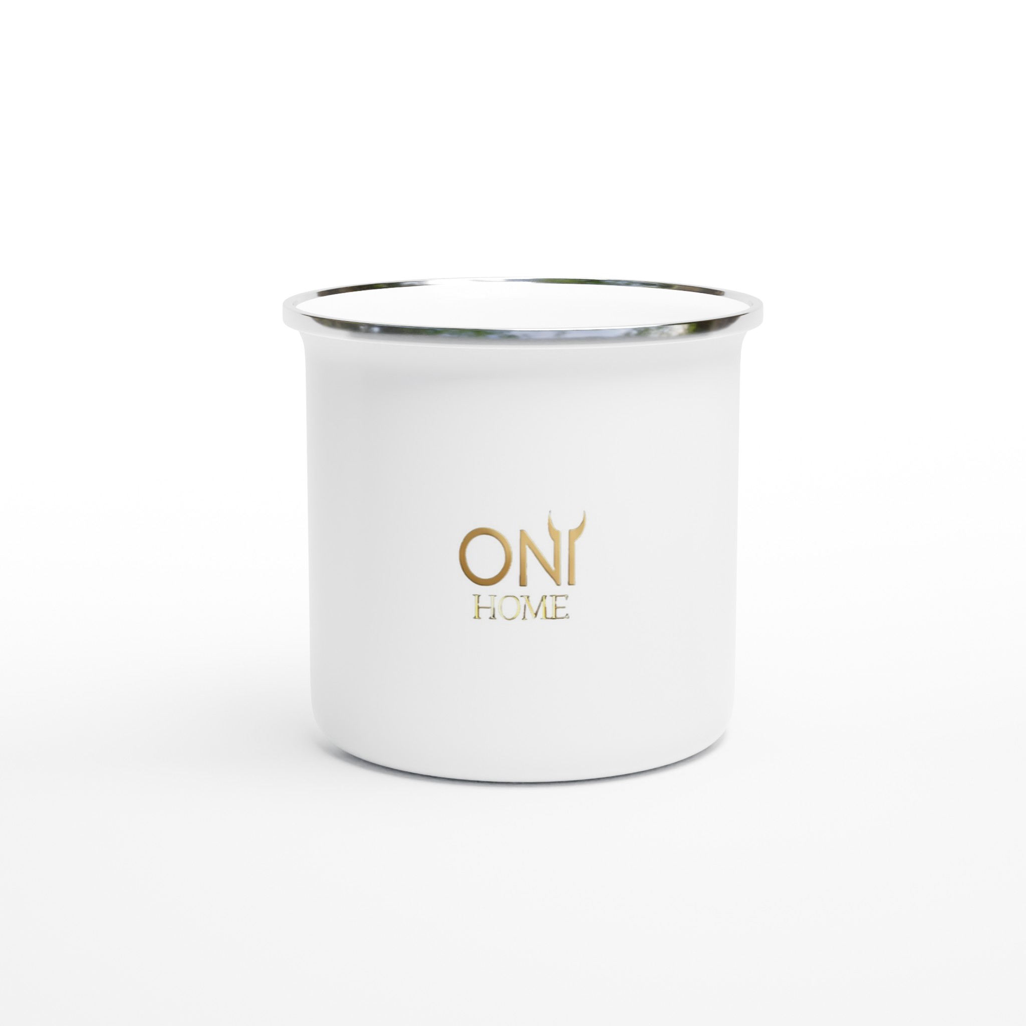 Taza esmaltada blanca de 350 ml ONI-HOME: imagen 1