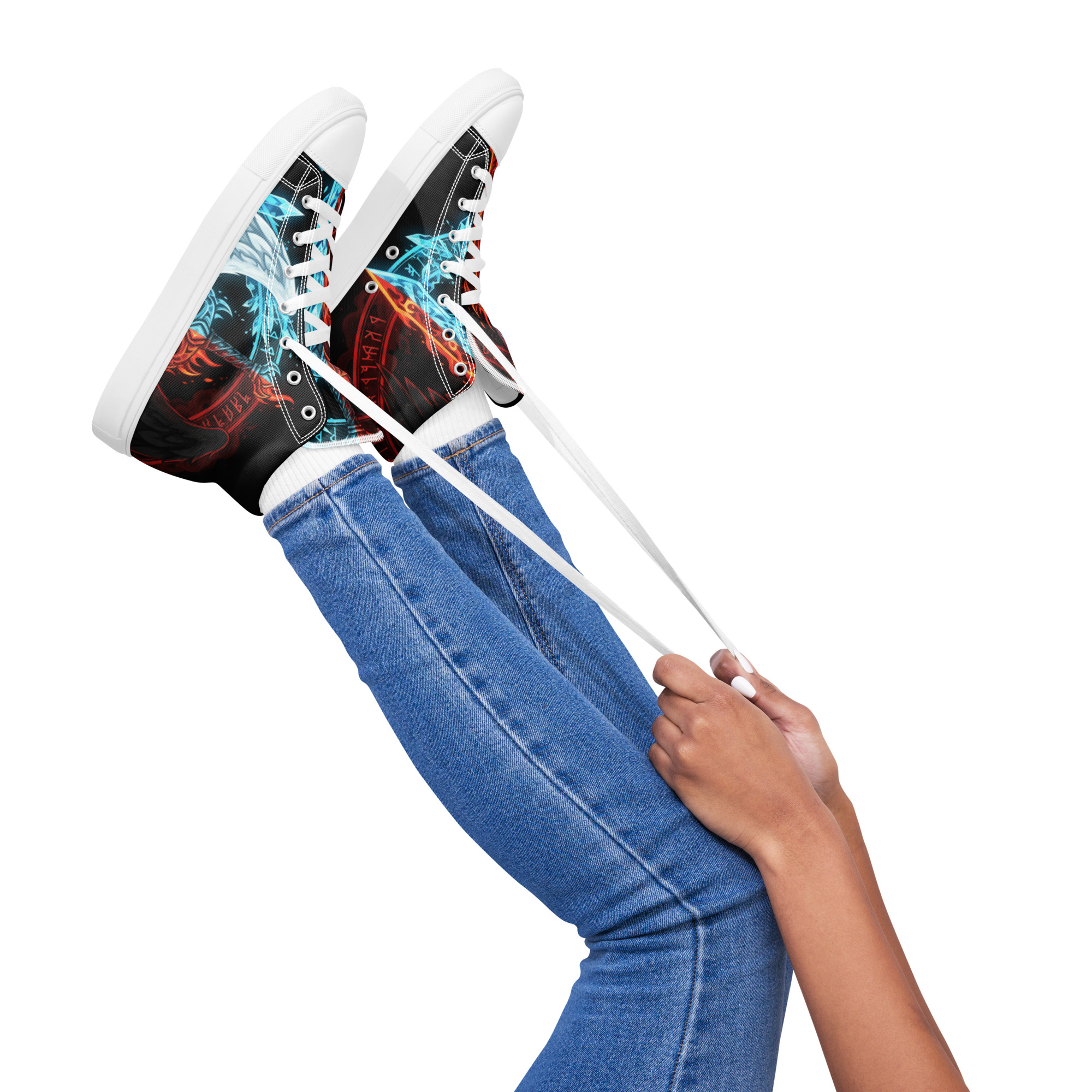 Zapatillas de lona de caña alta para mujer: imagen 11